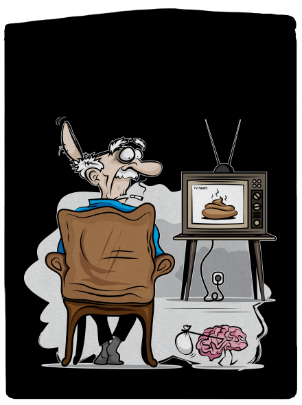 TV News dámská mikina na zip Black