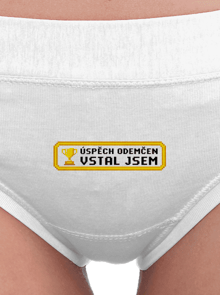 Vstal jsem dámské kalhotky White
