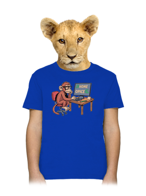 Home opice dětské tričko Royal Blue