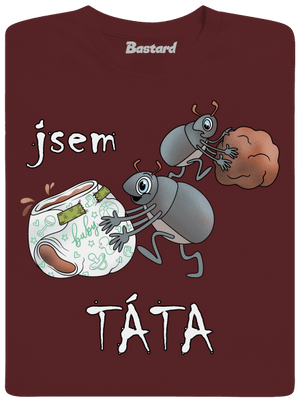 Jsem táta a máma pánské tričko Chocolate