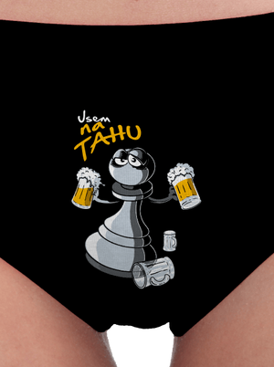 Na tahu dámské kalhotky Black