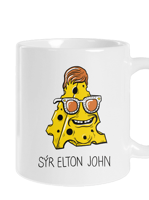 Sýr Elton John klasický hrnek White