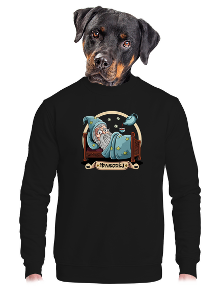 Maroděj unisex mikina bez kapuce Black