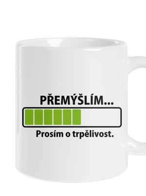 Přemýšlím klasický hrnek White