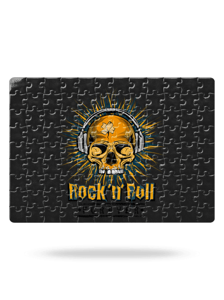 Rock'n'Roll forever puzzle White