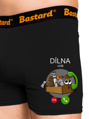 Dílna volá boxerky Black