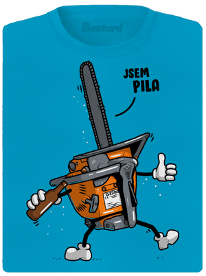 Jsem pila dámské sportovní tričko Blue Atol