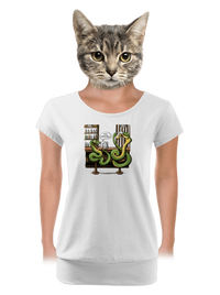 dámské tričko s lemem