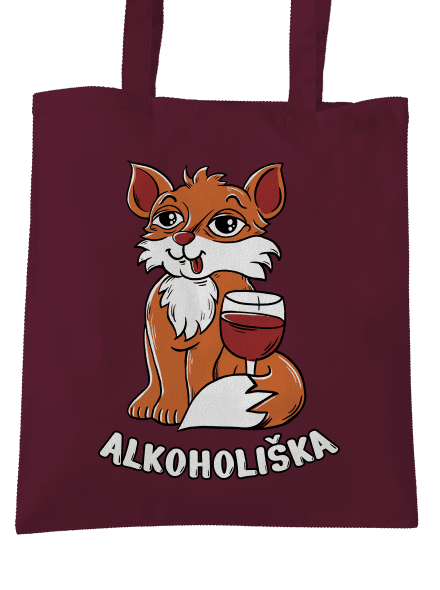 Vínová Alkoholiška taška Burgundy