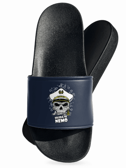 Kapitán Nemo pantofle Navy