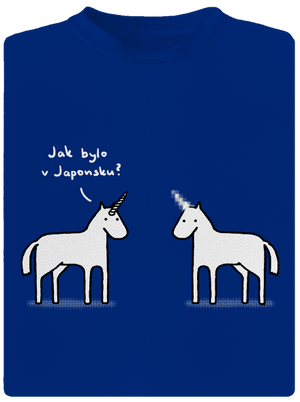 Pornorožec pánské sportovní tričko Royal Blue Mal