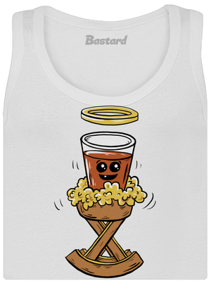 Panáček v jesličkách dámské tílko klasické White