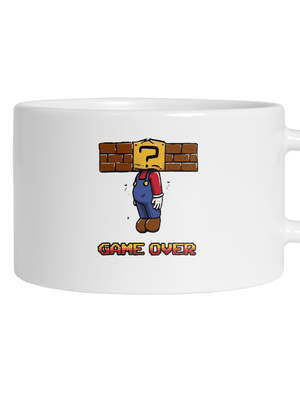 Game over hrnek makronka White