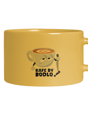 Kafe by bodlo hrnek makronka Yellow Macaron