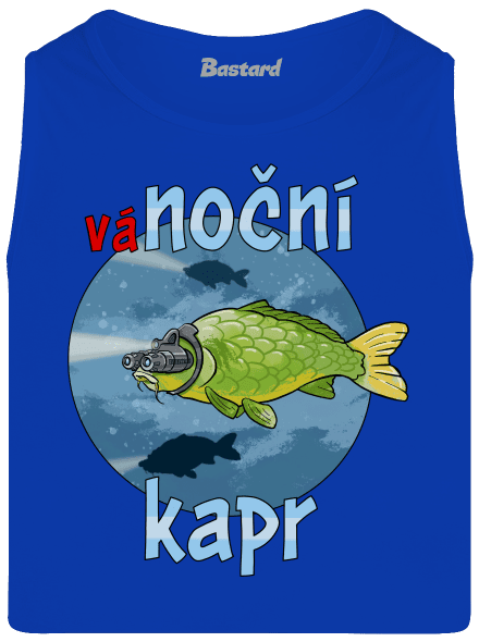 Vánoční kapr pánské tílko Royal Blue