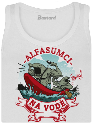Alfasumci na vodě dámské tílko klasické White