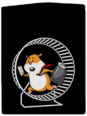 V jednom kole pánská mikina na zip Black