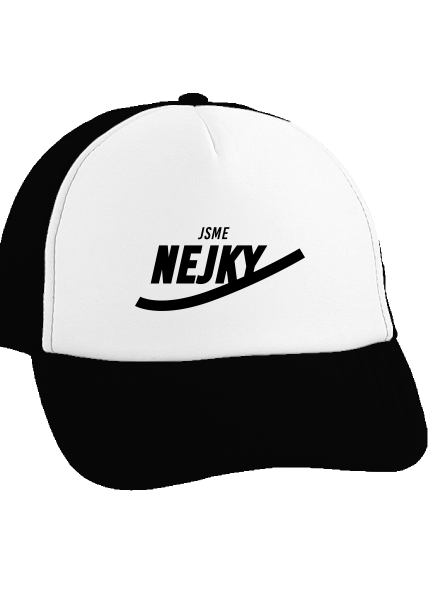 Nejky kšiltovka truckerka Black cap