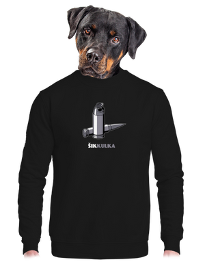 unisex mikina bez kapuce