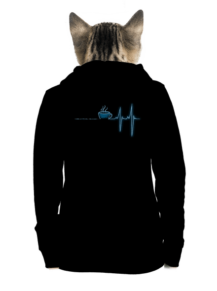 Coffee help dámská mikina na zip Black