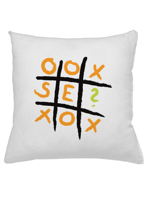 Piškvorky polštář White