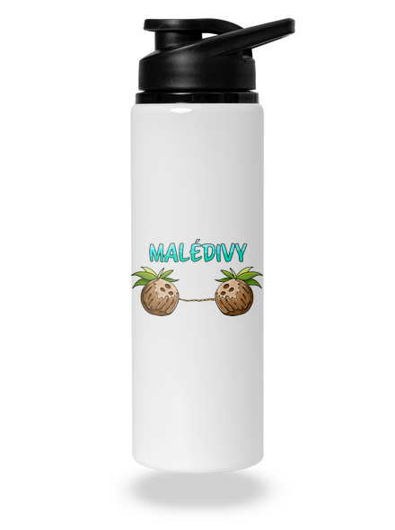 Malédivy lahev na vodu White