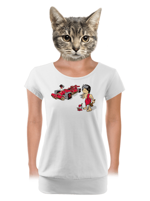 dámské tričko s lemem