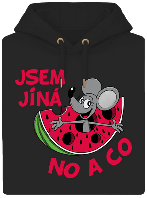 Jsem jiná unisex mikina premium Dark Black