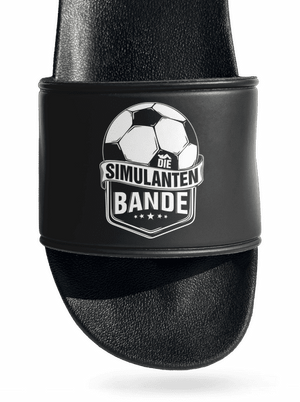 Simulanten bande pantofle Black