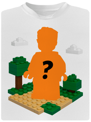 Lego postava z vlastní fotky dětské sportovní tričko White