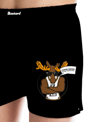 Stírací drsňák pánské trenky Black