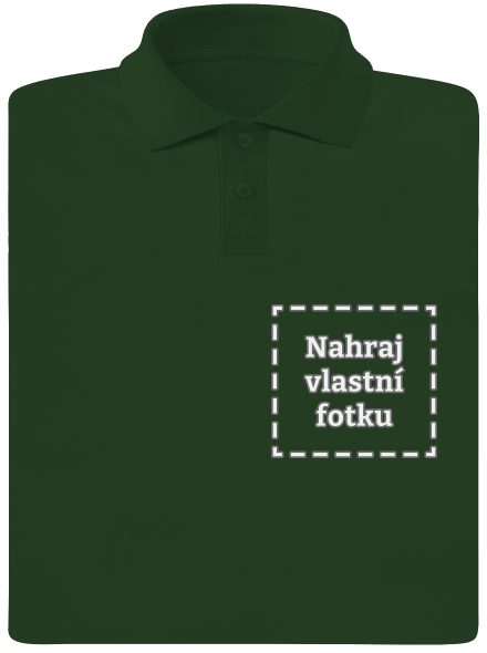 Vlastní potisk pánská polokošile Bottle Green Mal