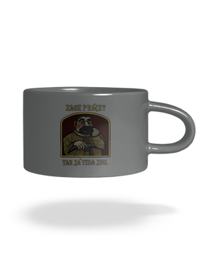 Zase práce? hrnek makronka Grey Macaron