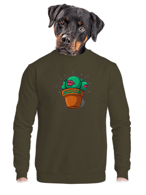 unisex mikina bez kapuce