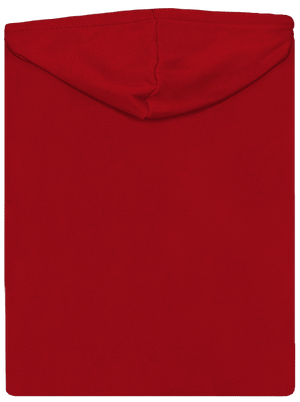 Bez potisku pánská mikina na zip Red