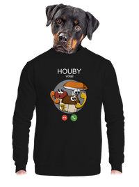 unisex mikina bez kapuce