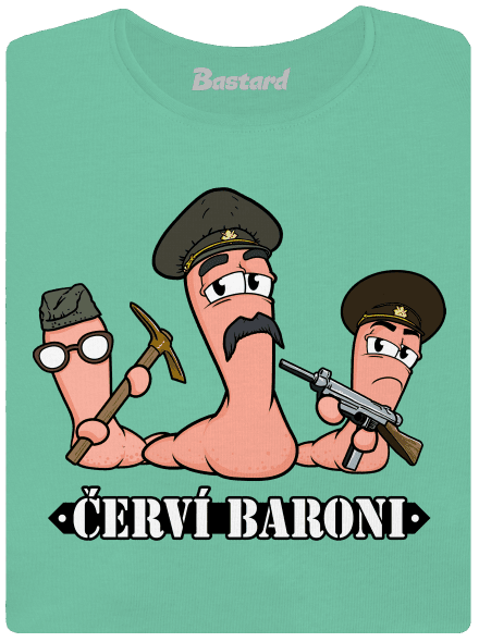 Červí baroni dámské tričko premium Mint Mal