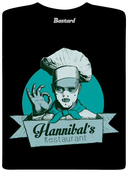 U Hannibala pánské tričko Black