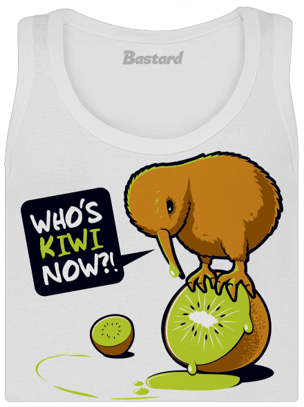 Kiwi dámské tílko klasické White