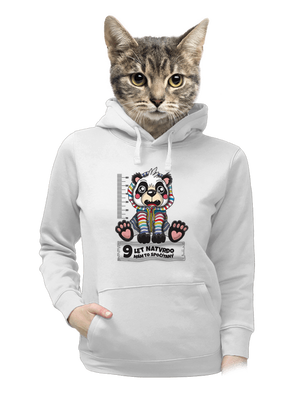 Školní docházka dámská mikina klokanka White