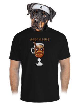 Vincent van Grog pánské sportovní tričko Black