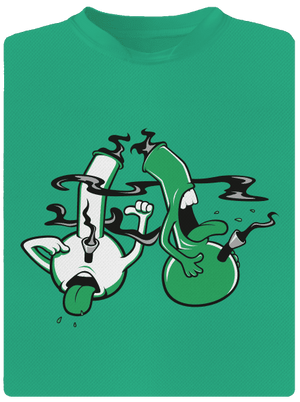 Bongo kašel pánské sportovní tričko Mint Mal