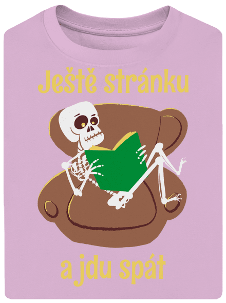 Ještě stránku unisex tričko oversized Orchid