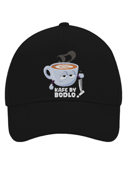 Kafe by bodlo kšiltovka baseballka Black