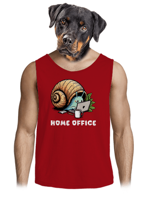 Šnekův home office pánské tílko Red