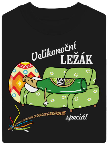 Velikonoční ležák unisex mikina bez kapuce Black