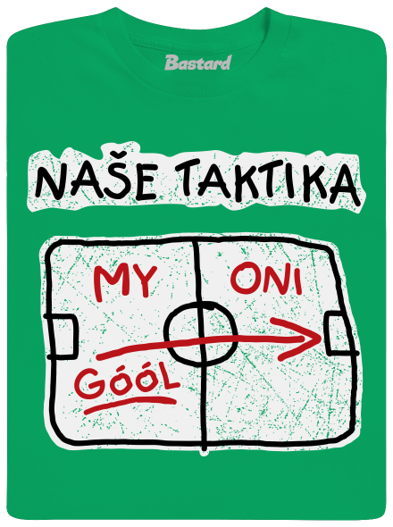 Naše taktika dětské tričko Kelly Green