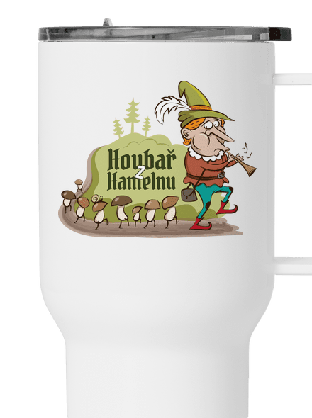 Houbař z Hamelnu termohrnek White