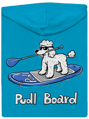 Pudl board dámská mikina na zip Blue Atol