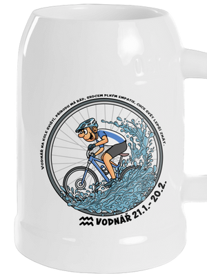Cyklistický horoskop: Vodnář půllitr White